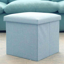 Load image into Gallery viewer, Storage Ottoman Cube - Seat Chest, Stool, Storage Box, Footrest, Foldable Storage Stool (30x30x30 cm)