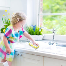 Load image into Gallery viewer, Cleaning Cloth/Sponge - Dishwashing Smile Sponges - Set of 4 Multi-Purpose Cleaning Sponges