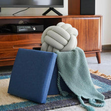 Load image into Gallery viewer, Storage Ottoman Cube - Seat Chest, Stool, Storage Box, Footrest, Foldable Storage Stool (30x30x30 cm)