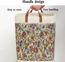 Load image into Gallery viewer, Laundry Bags - Big Laundry Bag with Handle with Leather handle