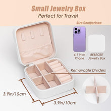 Load image into Gallery viewer, Jewelry & accessories Box - Portable Multi-Layer Leather Travel case - Small