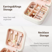 Load image into Gallery viewer, Makeup, Jewelry & accessories Organizers - Portable Multi-Layer Leather Travel case - Small Box