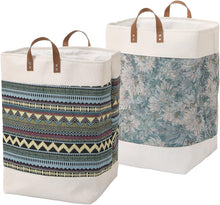 Load image into Gallery viewer, Laundry Bags - Big Laundry Bag with Handle with Leather handle