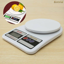 Load image into Gallery viewer, Electronic Kitchen Scale - Portable High Precision 5kg White LCD