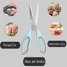 Load image into Gallery viewer, Scissors - Heavy Duty Stainless Steel Scissors, Multi-purpose Ultra Sharp Scissors Utility Food Scissors for Chicken, Poultry, Fish, Herbs