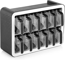 Load image into Gallery viewer, Kitchen Spice Rack - 12-Jar Seasoning Organizer - Spice Rack Organizer Wall Mount/Countertop, Seasoning Containers