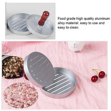 Load image into Gallery viewer, Burger Press with wooden handle - Aluminum Non-Stick Burger Press
