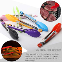 Load image into Gallery viewer, Tong / Grabber - Silicone Serving & Cooking Medium Tong - 1 Piece (27 cm )