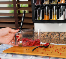 Load image into Gallery viewer, Kitchen Spice Rack - 12-Jar Seasoning Organizer - Spice Rack Organizer Wall Mount/Countertop, Seasoning Containers