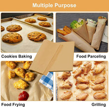 تحميل الصورة في عارض المعرض، 50 Pcs Pack | Non-Stick Baking Paper for Baking & Pastry (30 x 40 cm) for cookies baking, food parceling, frying, and grilling.