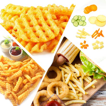 Load image into Gallery viewer, Crinkle Cutter - Wavy Slicer for Vegetables and Fruits with Stainless steel Handle