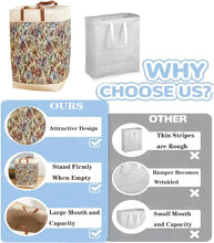 Load image into Gallery viewer, Laundry Bags - Big Laundry Bag with Handle with Leather handle