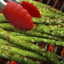 Load image into Gallery viewer, Tong / Grabber - Silicone Serving & Cooking Locking Tong With Built-in Stands