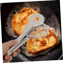 تحميل الصورة في عارض المعرض، 2 in 1 Stainless Steel Strainer & Tongs - Practical Dual-Use Kitchen Tool for Safely Draining and Lifting Foods, Rust Resistant and Heavy Material for Long Lasting Performance.