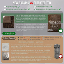 تحميل الصورة في عارض المعرض، Comparison chart between Yimobra and other brand TPR mats with features and drawbacks.