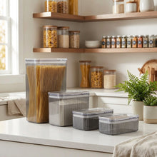 Load image into Gallery viewer, Airtight Acrylic Food Containers Set of 4 | 2100, 900 & 400ml