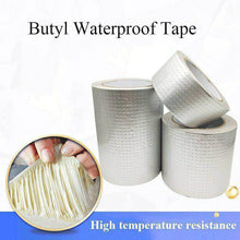 Load image into Gallery viewer, Butyl waterproof tape with a close-up of hands applying it, on a white background.