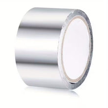Load image into Gallery viewer, Roll of silver tape on a white background
