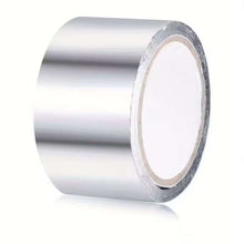 Load image into Gallery viewer, Roll of silver tape on a white background