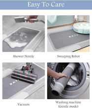 Load image into Gallery viewer, Product being used with shower nozzle, sweeping robot, vacuum, and washing machine on a gray background.