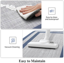 تحميل الصورة في عارض المعرض، Anti-Slip PVC Kitchen Mat – 4mm Thick, Heavy-Duty Comfort Rug for Kitchen, Office, Sink & Laundry (120x44 cm & 75x44 cm, 2 Pcs)
