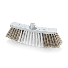 Load image into Gallery viewer, Cleaning brush with white and brown bristles on a white background