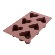 Load image into Gallery viewer, Cake and Cookie Molds - 6-Piece Heart Cake and Cookie Mold