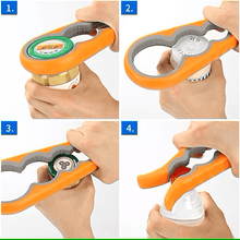 تحميل الصورة في عارض المعرض، Can & Jar Opener - Anti-skid Jar Opener - 4 in 1 Multi-Function Can Opener