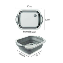 تحميل الصورة في عارض المعرض، Chopping Board - Multipurpose Bowl - 3 in 1 Bowl ( Bowl - Chopping Board - Sink Rack )