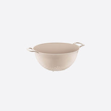 Load image into Gallery viewer, Beige colander on a white background