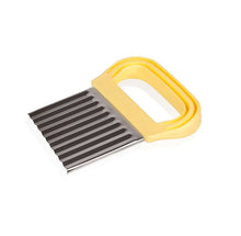 Load image into Gallery viewer, Crinkle Cutter - Wavy Slicer for Vegetables and Fruits with Plastic Handle