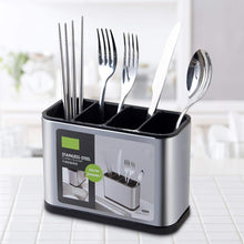 تحميل الصورة في عارض المعرض، حامل ملعقة بلاستيك - منظم أدوات المائدة - حامل أواني المطبخ