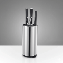 Load image into Gallery viewer, Universal Stainless Steel Knife Block | Scissors Slot