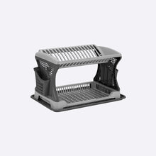 Load image into Gallery viewer, Gray dish rack on a white background