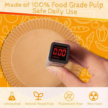Load image into Gallery viewer, Disposable Air Fryer Paper Liners (100-Pack) | 15 cm Round Non-Stick Paper