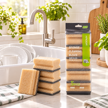 تحميل الصورة في عارض المعرض، Pack of sponge cleaning blocks with packaging on a white background