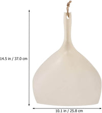 Load image into Gallery viewer, Dustpan set shovel with bamboo handle, dimensioned 14.5x10.1 inches, ideal for effective cleaning.