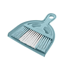 Load image into Gallery viewer, Teal dustpan and brush set on a white background
