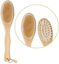 تحميل الصورة في عارض المعرض، Set of three wooden brushes with different bristle designs on a white background.