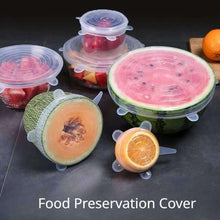 Load image into Gallery viewer, Silicone Stretch Lids - Set of 6 Silicone Lids