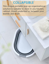 Load image into Gallery viewer, Collapsible storage solution for kitchen, cabinet, or closet use on a light surface.