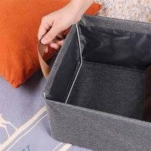 Load image into Gallery viewer, Handle and internal frame of a fabric storage box