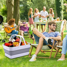Load image into Gallery viewer, Foldable Storage Container - Portable Collapsible Basket With Handle ( 24 x 29 x 48 cm )