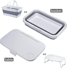 Load image into Gallery viewer, Foldable Storage Container - Portable Collapsible Basket With Handle ( 24 x 29 x 48 cm )