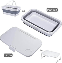 Load image into Gallery viewer, Foldable Storage Container - Portable Collapsible Basket With Handle ( 24 x 29 x 48 cm )