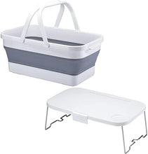 Load image into Gallery viewer, Foldable Storage Container - Portable Collapsible Basket With Handle ( 24 x 29 x 48 cm )