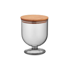 Load image into Gallery viewer, Food Storage Contaier - Airtight 1.4L Acrylic Food & Biscuit Storage Container with Stylish Wooden Lid