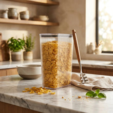 تحميل الصورة في عارض المعرض، Airtight Acrylic Food Container 2100ml | Rectangular Pantry Jar