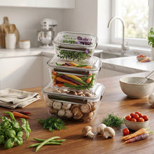 Load image into Gallery viewer, Sealed Food Storage Containers Set of 3 | 1800, 3000 & 5000ml