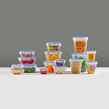 Load image into Gallery viewer, Food Storage Containers Set (275 - 500 - 900 - 1500 & 2400 ml.) - Plastic Sealed Square Food Containers Set Of 5